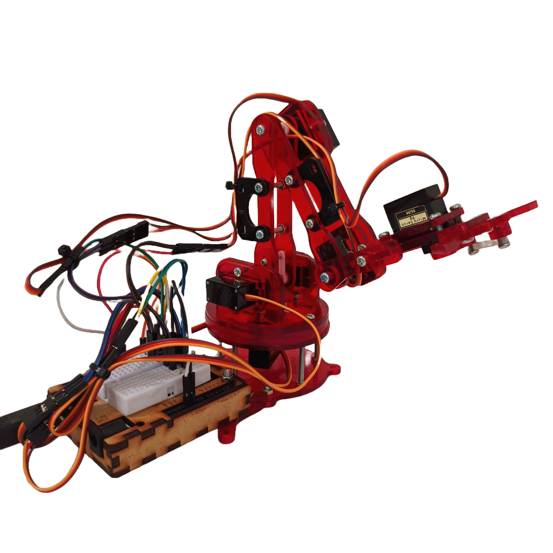Chasis Brazo Robótico Kimo – Rojo
