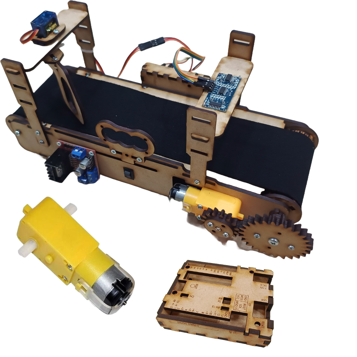 Banda Trasportadora Mige – Con Soportes Madera