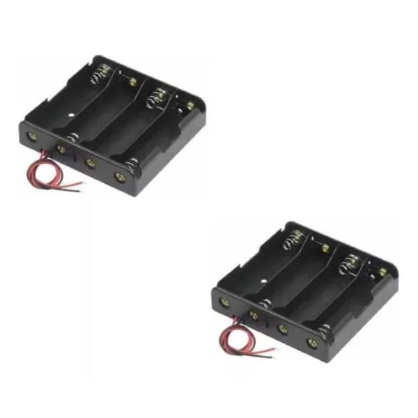 PORTAPILAS PORTABATERIAS AA X4