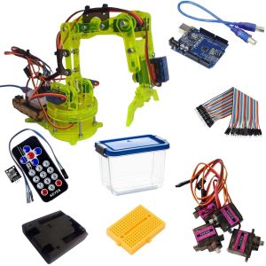 Brazo Robotico Kimo Kit Control Remoto + Arduino Uno - Verde