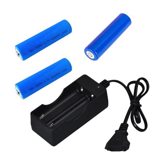 Baterías x 3 18650 + Cargador