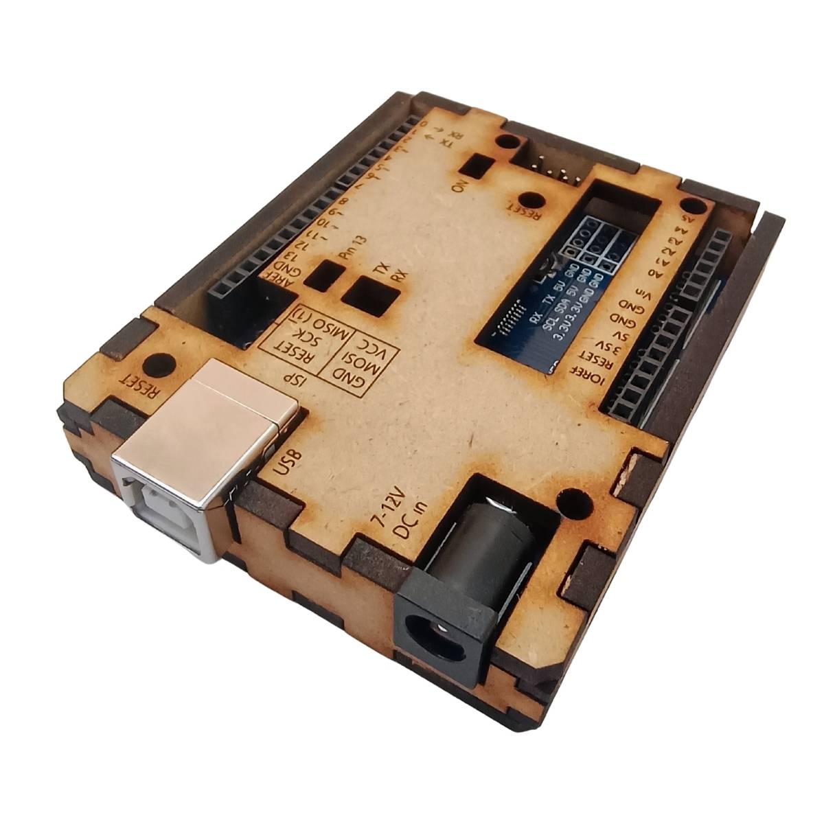 Caja Protectora Arduino UNO R3 – Madera
