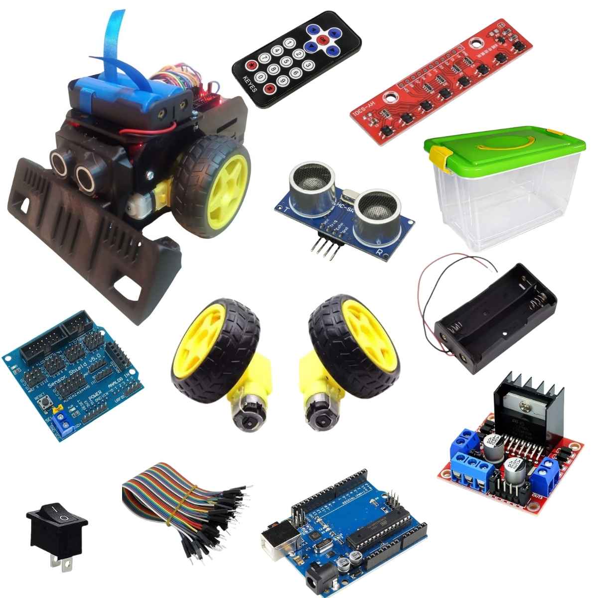 Carro Robótico Arduino Zumo: Seguidor de Línea, Evasor y Control Remoto