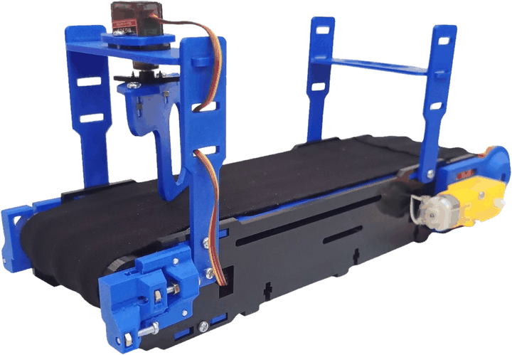 Banda transportadora del sistema automatizado.